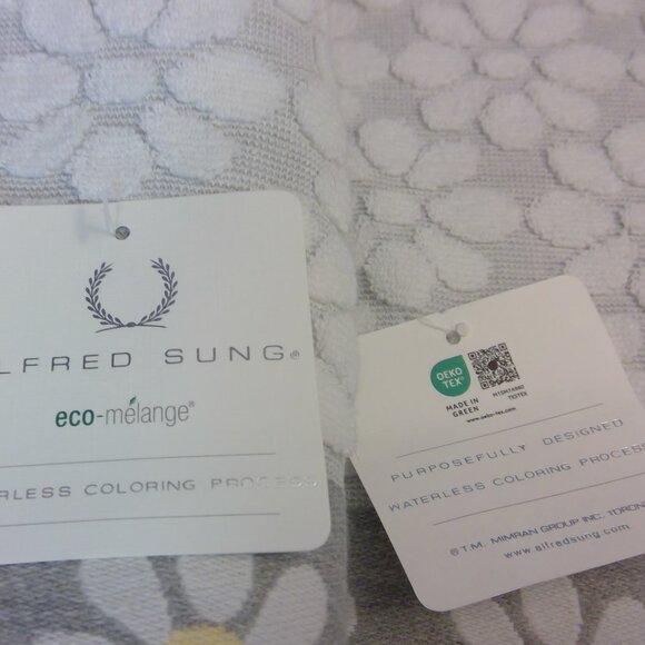 BRAND NEW Alfred Sung Daisy Cotton set of (2) BATH Towels - Picture 5 of 6